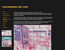Tablet Screenshot of isacarmona-art.com